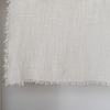 close up of maison table runner in neutral natural colour