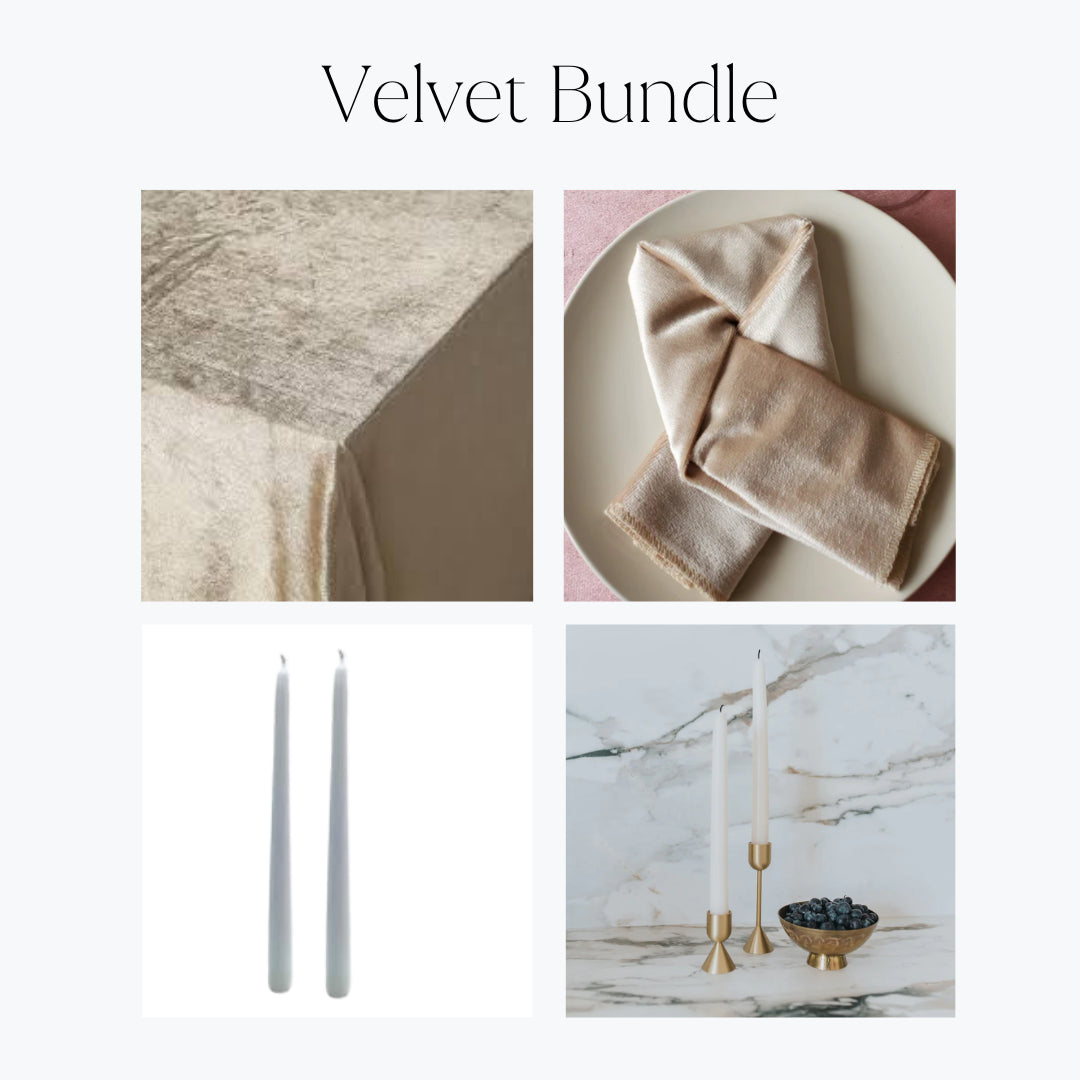 Velvet Table Decor Bundle - Bluum Maison