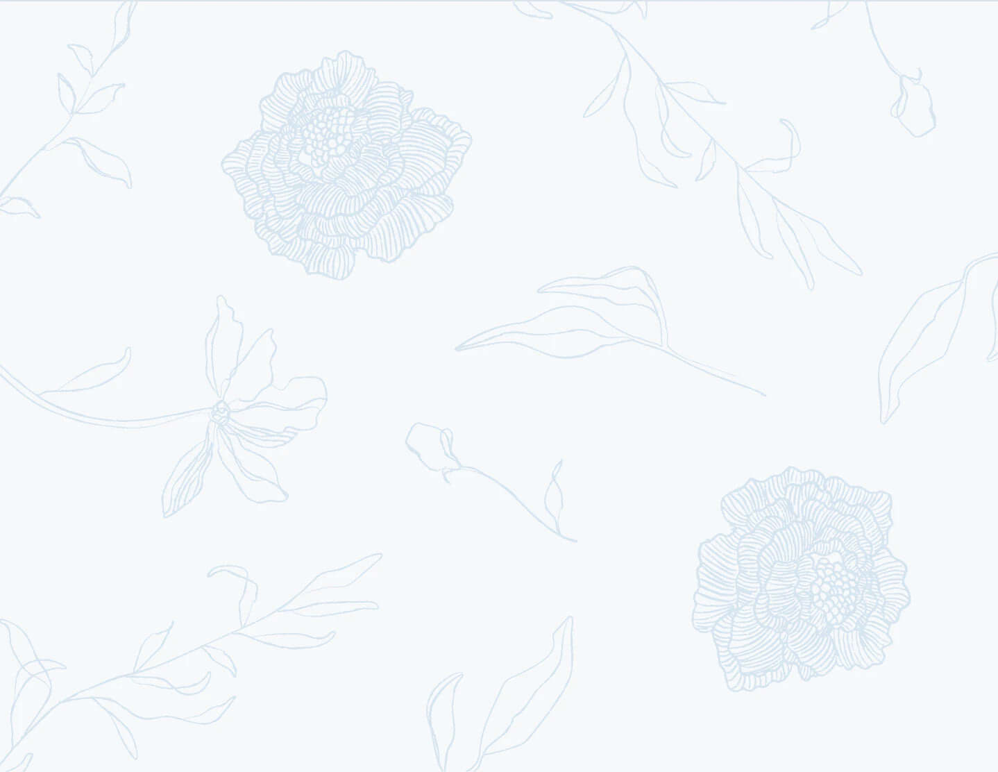 seamless floral pattern for the bluum maison brand