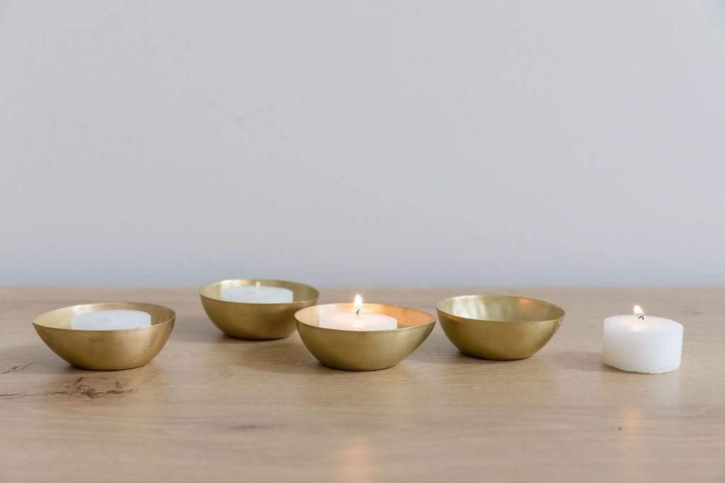Brass Votive Candle Holders For home table settings and home decor